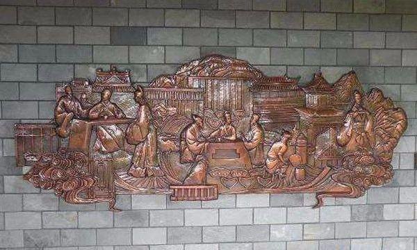 建筑外墙玻璃钢浮雕安装施工 2