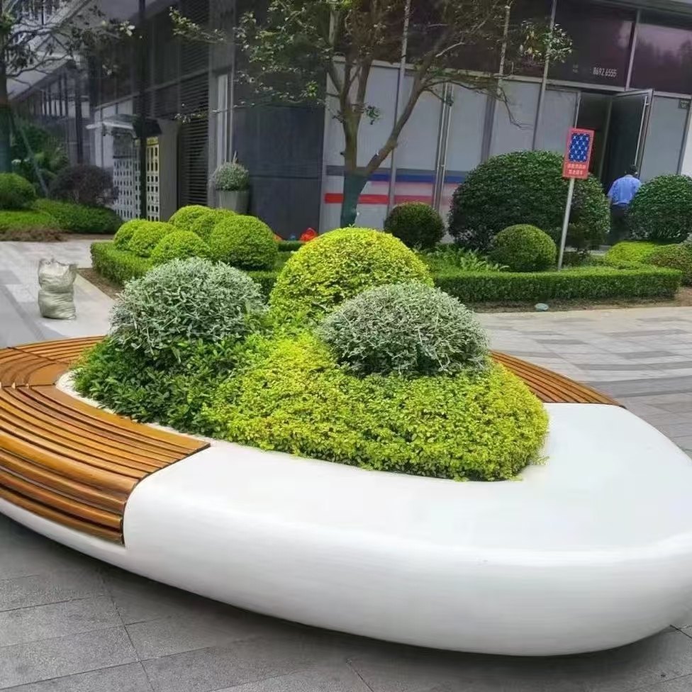 玻璃钢种植箱 产品资料图